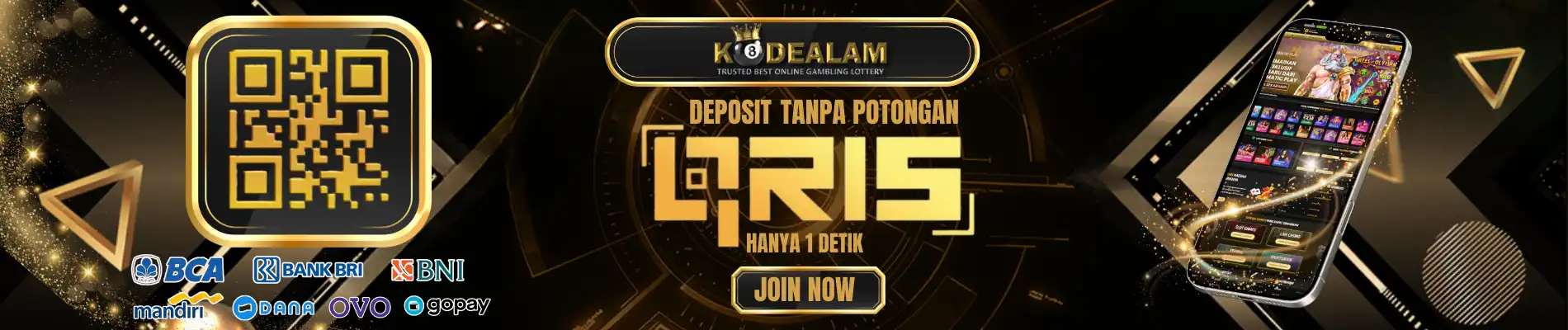 PROMOSI DEPOSIT VIA QRIS